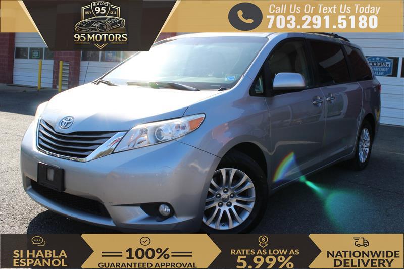Silver 2013 Toyota Sienna Limited 7-Passenger Minivan Front-Wheel Drive Automatic