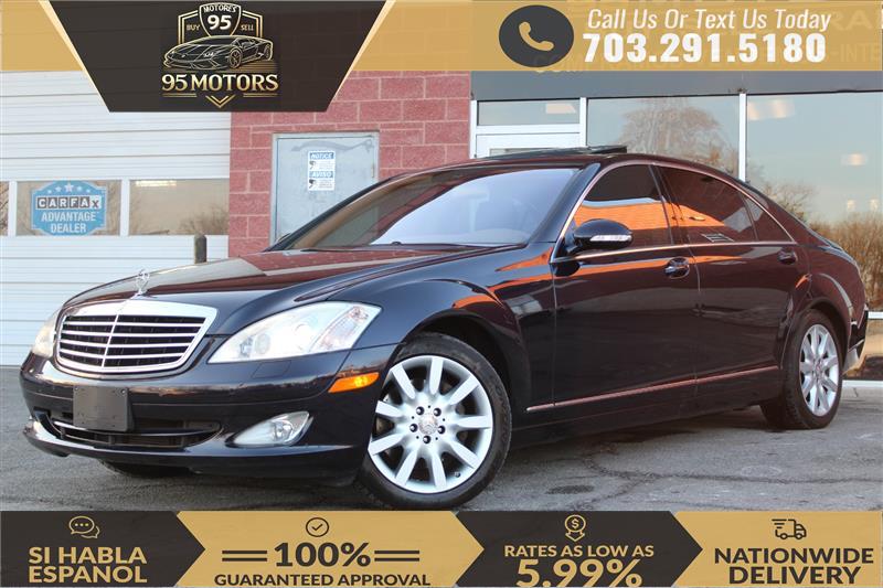 Blue 2008 Mercedes-Benz S-Class S 550 Sedan Rear-Wheel Drive Automatic