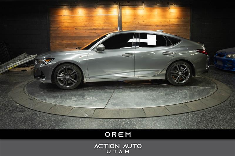 Silver 2024 Acura Integra FWD with A-SPEC Package Sedan Front-Wheel Drive Automatic