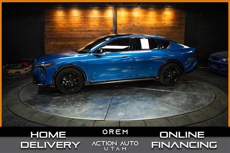 Blue 2025 Kia K4 GT-Line Turbo FWD Sedan Front-Wheel Drive Automatic