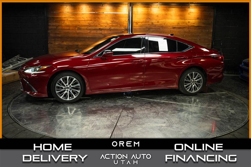 Red 2019 Lexus ES 350 FWD Sedan Front-Wheel Drive Automatic