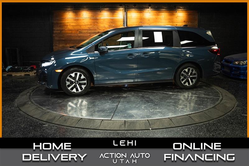 Blue 2025 Honda Odyssey EX-L FWD Minivan Front-Wheel Drive Automatic