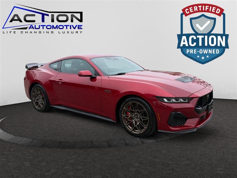 Race Red 2024 Ford Mustang GT Premium Fastback RWD Coupe Rear-Wheel Drive 6-Speed Manual