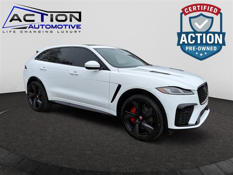 Fuji White 2022 Jaguar F-PACE SVR AWD SUV / Crossover All-Wheel Drive Automatic