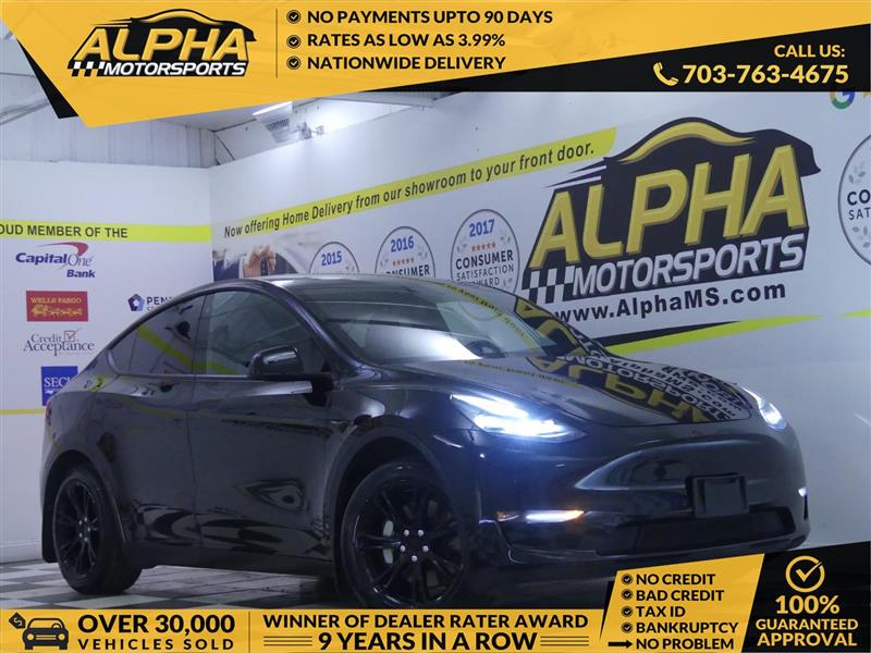 Black 2020 Tesla Model Y Long Range AWD SUV / Crossover All-Wheel Drive Automatic