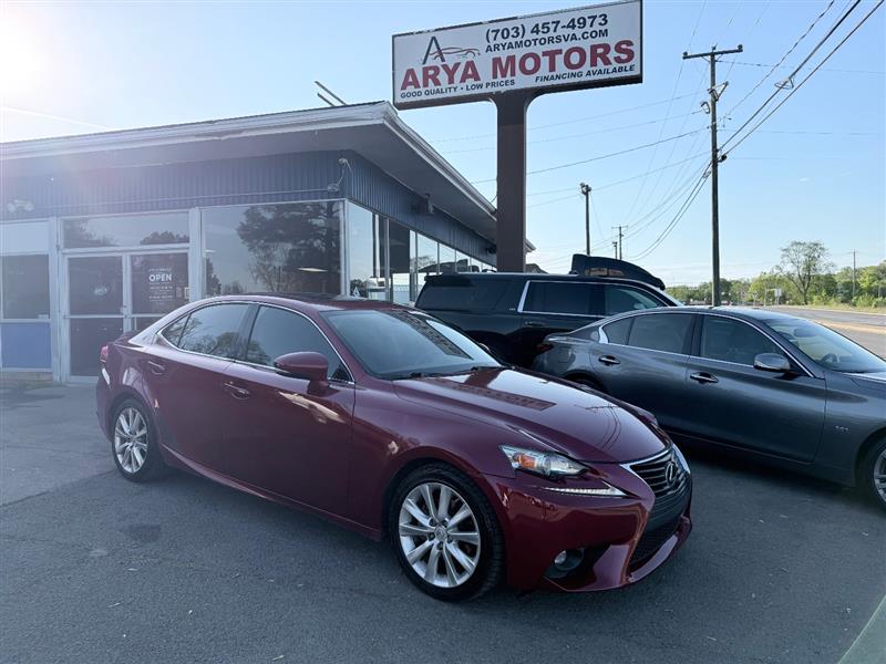 Red 2015 Lexus IS 250 Sedan RWD Sedan Rear-Wheel Drive Automatic