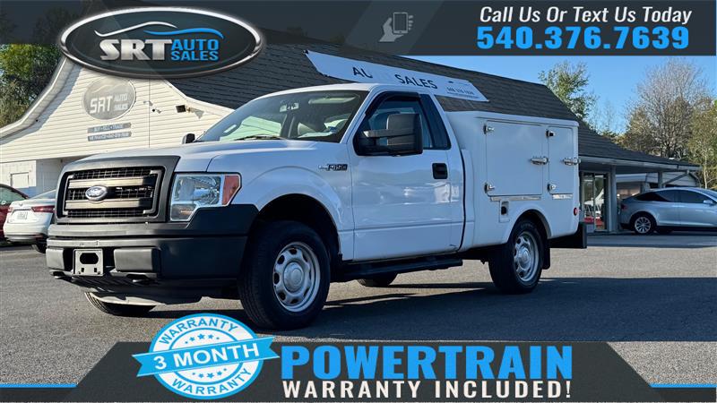 White 2014 Ford F-150 XL 4WD Pickup Truck Four-Wheel Drive Automatic