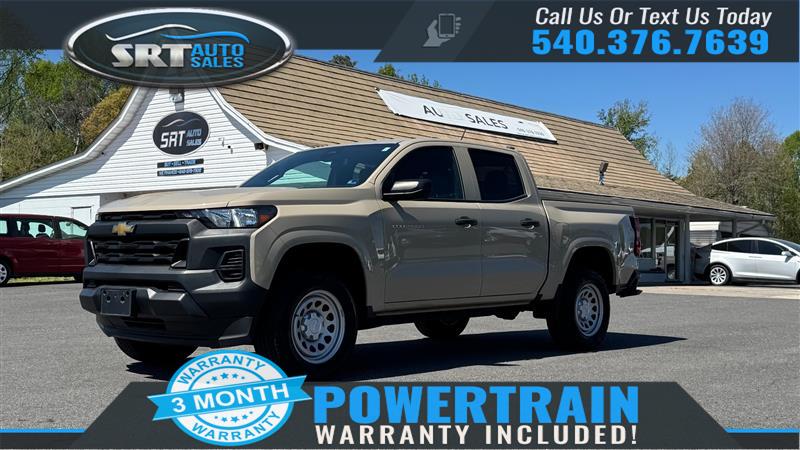 Brown (Tan) 2024 Chevrolet Colorado Work Truck Crew Cab RWD Pickup Truck 4X2 Automatic