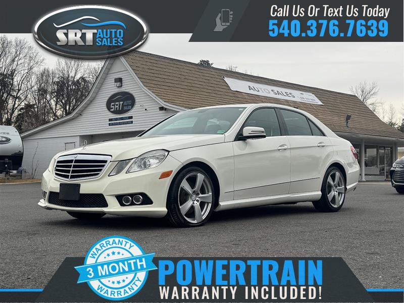 White 2010 Mercedes-Benz E-Class Sedan Automatic
