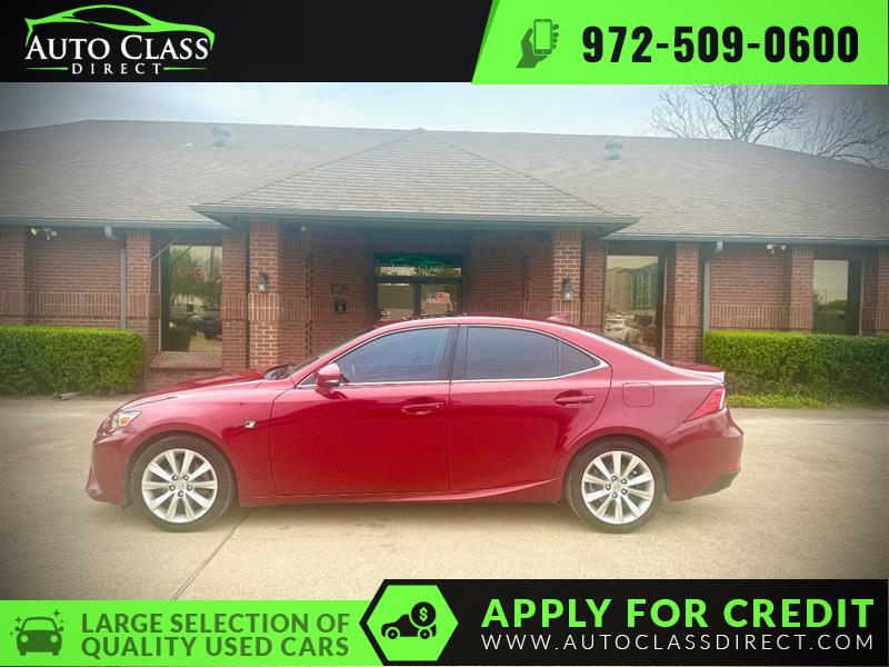 Red 2015 Lexus IS 250 Sedan RWD Sedan Rear-Wheel Drive Automatic