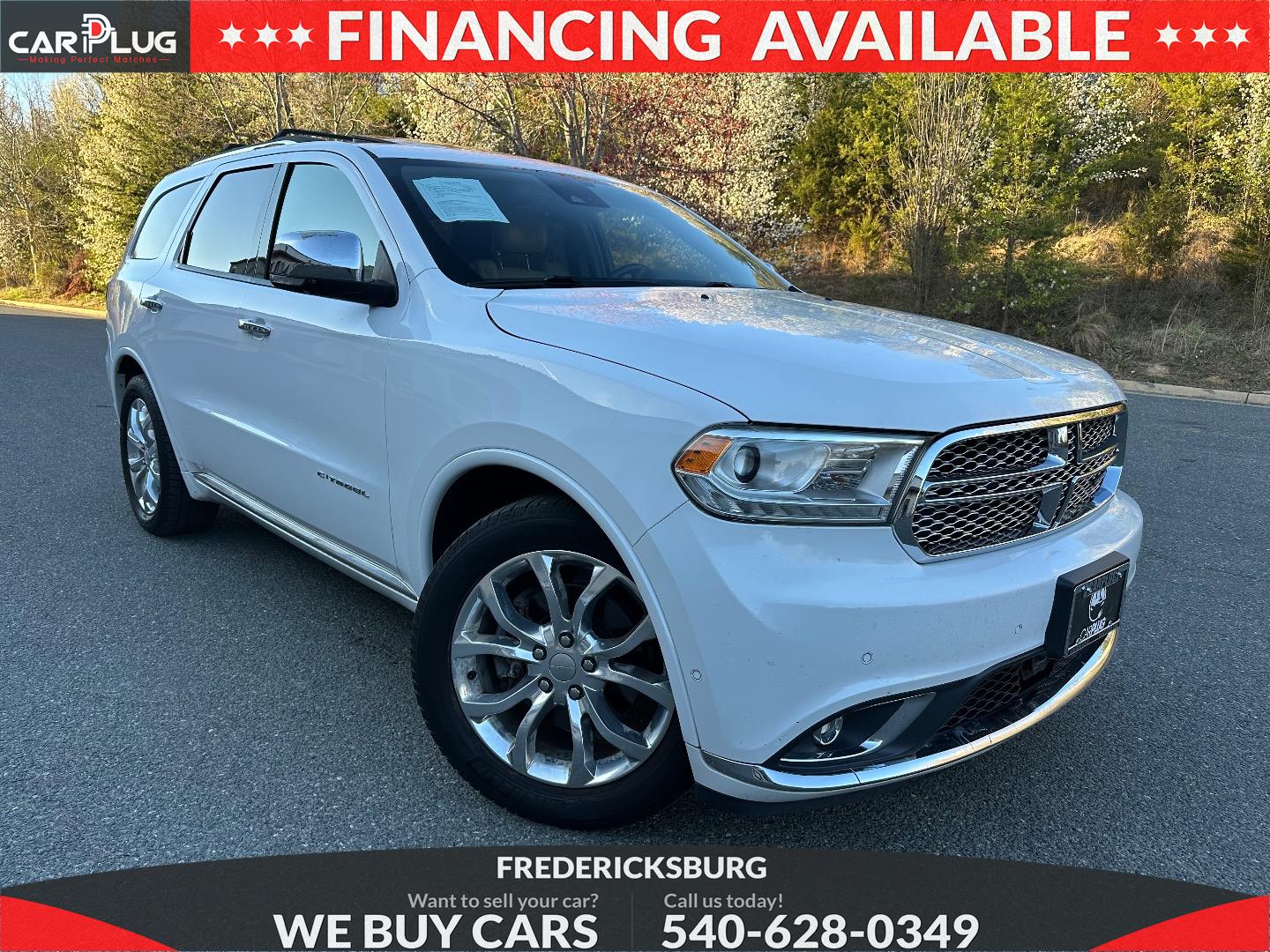 White 2018 Dodge Durango Citadel RWD SUV / Crossover Rear-Wheel Drive 8-Speed Automatic
