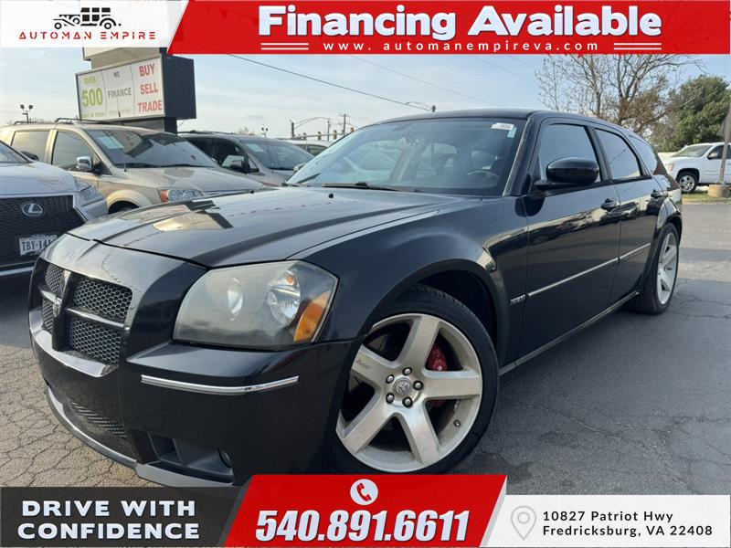 Black 2006 Dodge Magnum SRT8 RWD Wagon Rear-Wheel Drive Automatic