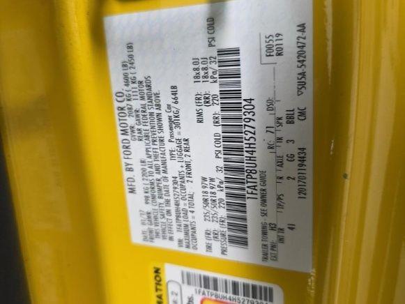 2017 FORD MUSTANG ECOBOOST PREMIUM