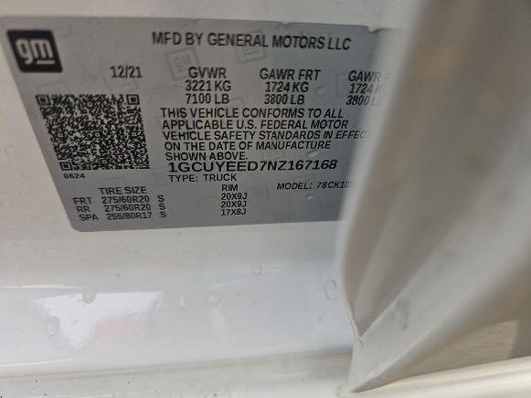 2022 CHEVROLET SILVERADO 1500 LTD RST