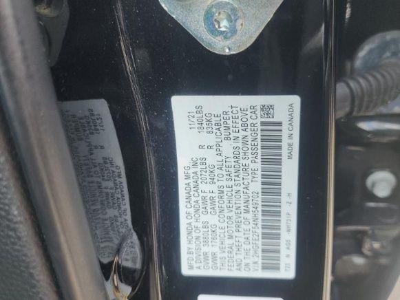 2022 HONDA CIVIC SPORT