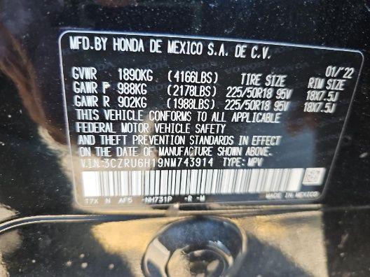 2022 HONDA HR-V SPORT