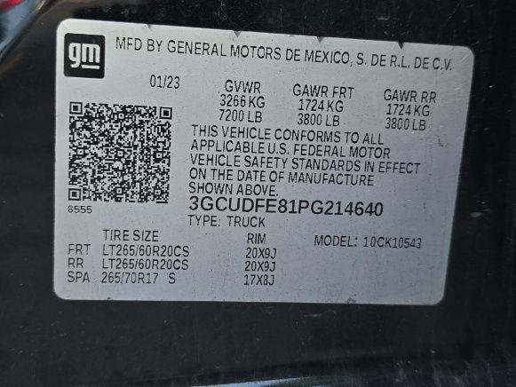 2023 CHEVROLET SILVERADO 1500 LT Trail Boss