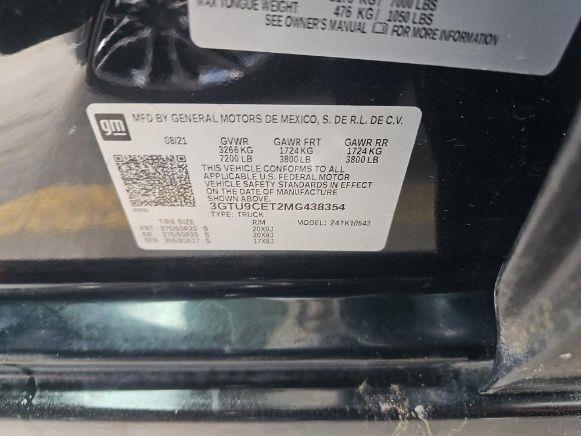 2021 GMC SIERRA 1500 Elevation