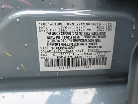 2025 NISSAN SENTRA SV