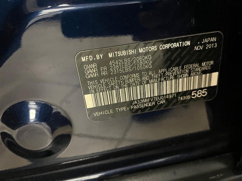 2014 MITSUBISHI LANCER EVOLUTION GSR