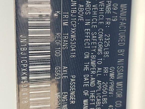 2019 NISSAN ROGUE SPORT SV