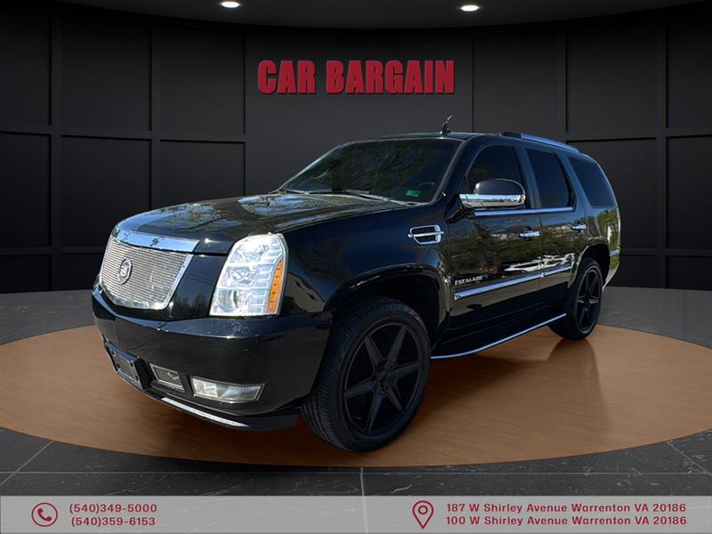 Black Ice Metallic 2012 Cadillac Escalade Luxury 4WD SUV / Crossover All-Wheel Drive Automatic