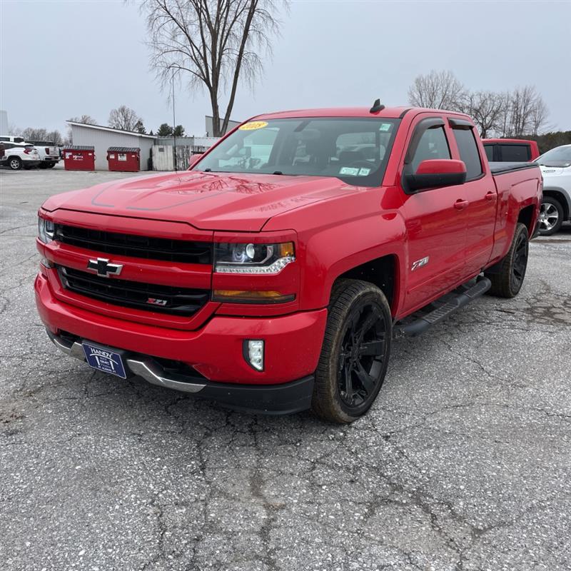 Red Alert Metallic 2018 Chevrolet Silverado 1500 LT Z71 Double Cab 4WD Pickup Truck Four-Wheel Drive Automatic