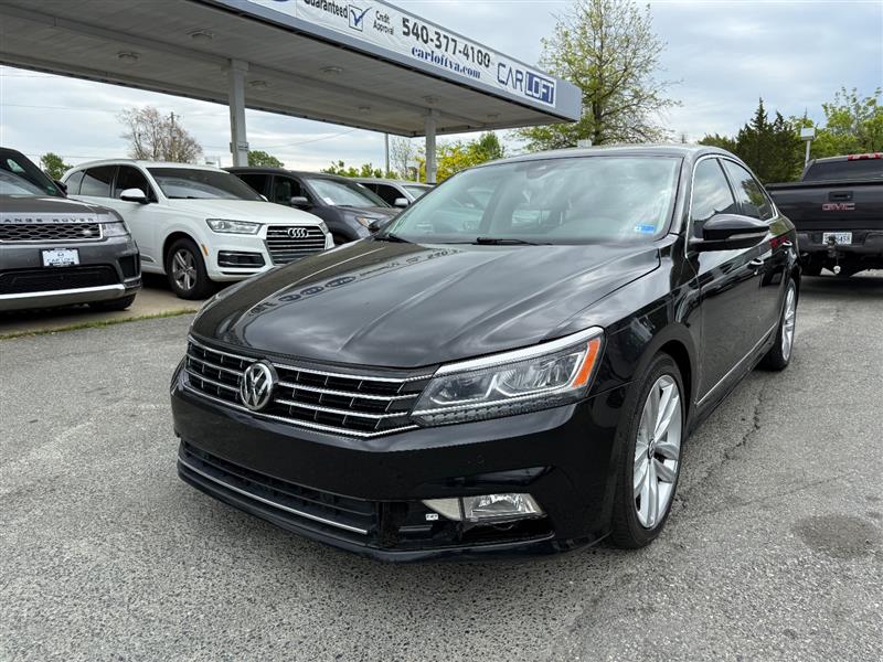 Black 2018 Volkswagen Passat 2.0T SEL Premium FWD Sedan Front-Wheel Drive Automatic