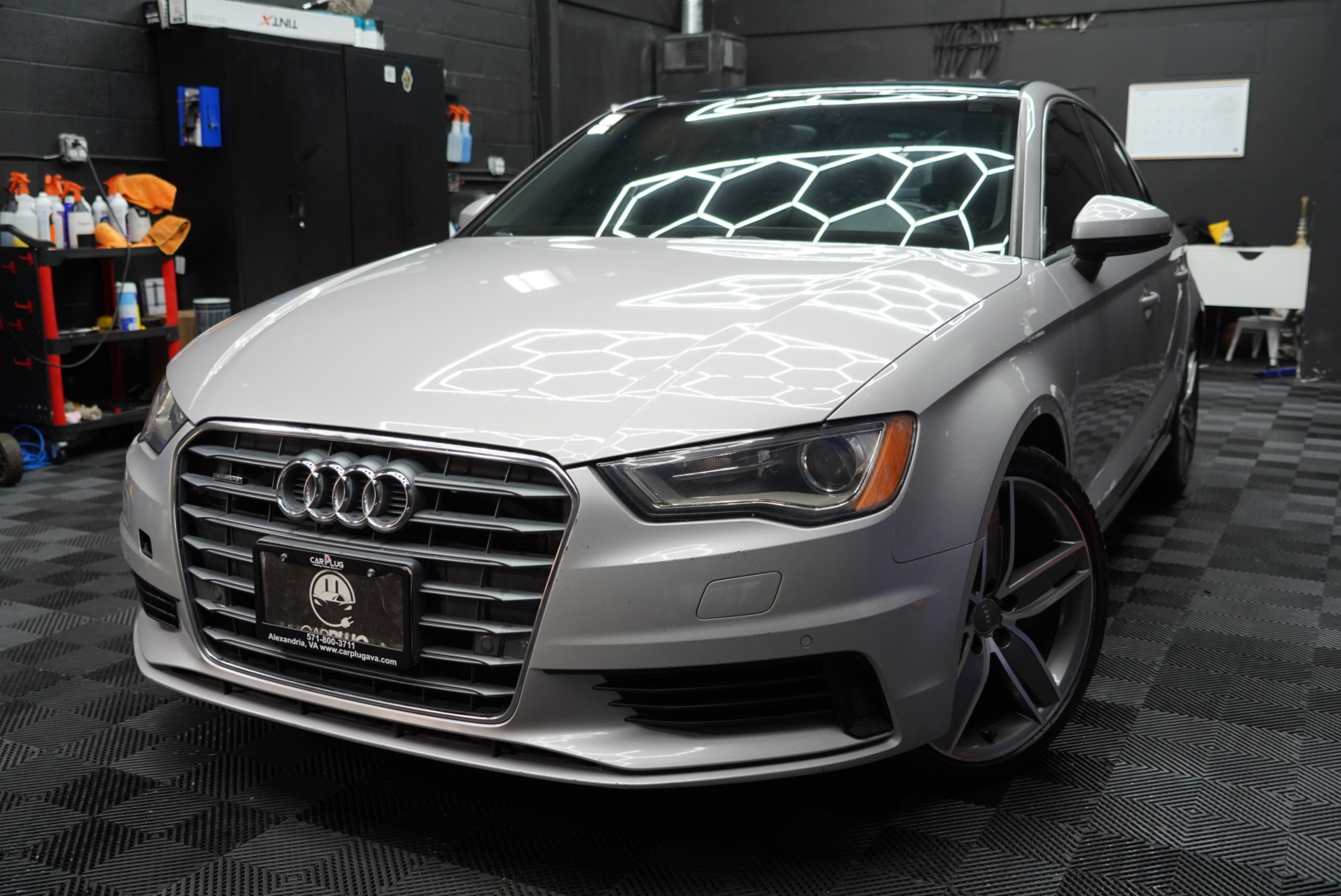 Ice Silver Metallic 2015 Audi A3 2.0T quattro Premium Plus Sedan AWD Sedan All-Wheel Drive Automatic