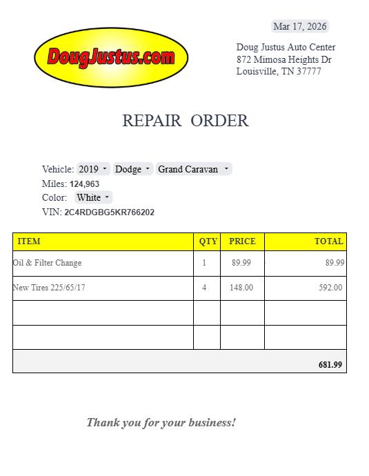 2019 DODGE GRAND CARAVAN SE