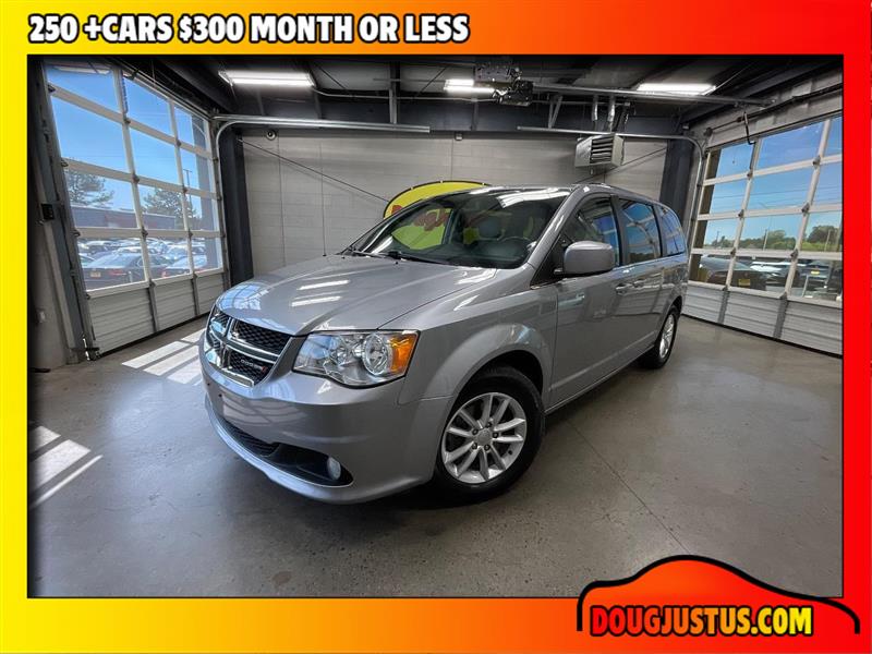 Silver 2019 Dodge Grand Caravan SXT FWD Minivan Front-Wheel Drive Automatic