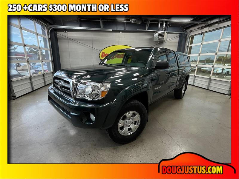 Green 2010 Toyota Tacoma Pickup Truck 6-Speed Manual