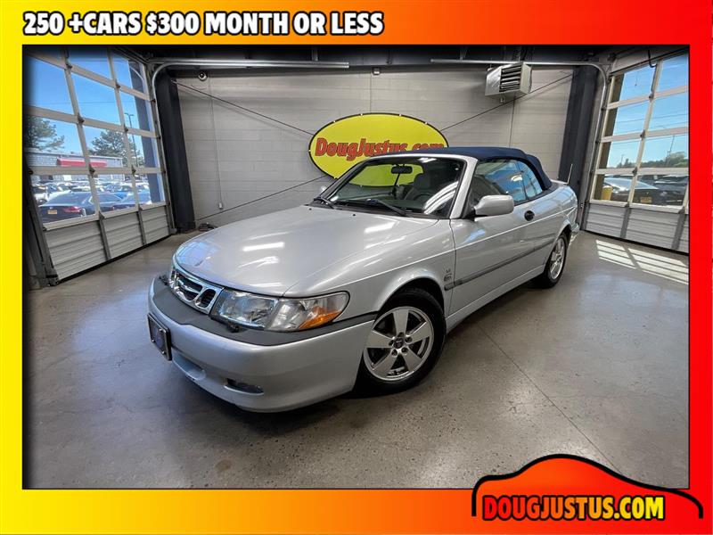Silver 2003 Saab 9-3 SE Convertible Convertible Front-Wheel Drive Automatic