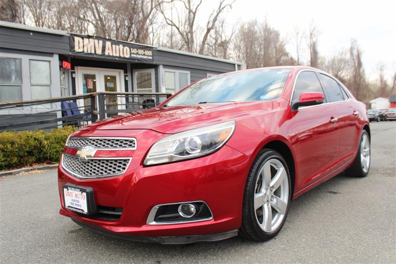 Red 2013 Chevrolet Malibu LTZ 2LZ FWD Sedan Front-Wheel Drive Automatic