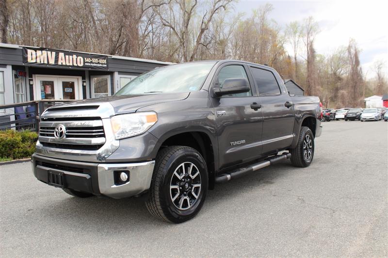 Gray 2017 Toyota Tundra TRD Pro CrewMax 5.7L 4WD Pickup Truck Four-Wheel Drive Automatic