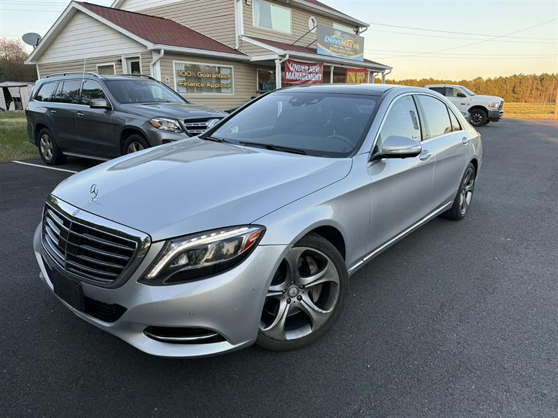 Silver 2015 Mercedes-Benz S-Class S 550 4MATIC Sedan All-Wheel Drive Automatic