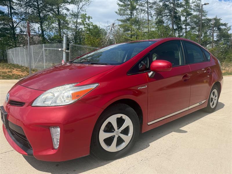 Absolutely Red 2015 Toyota Prius Three Hatchback Front-Wheel Drive Automatic