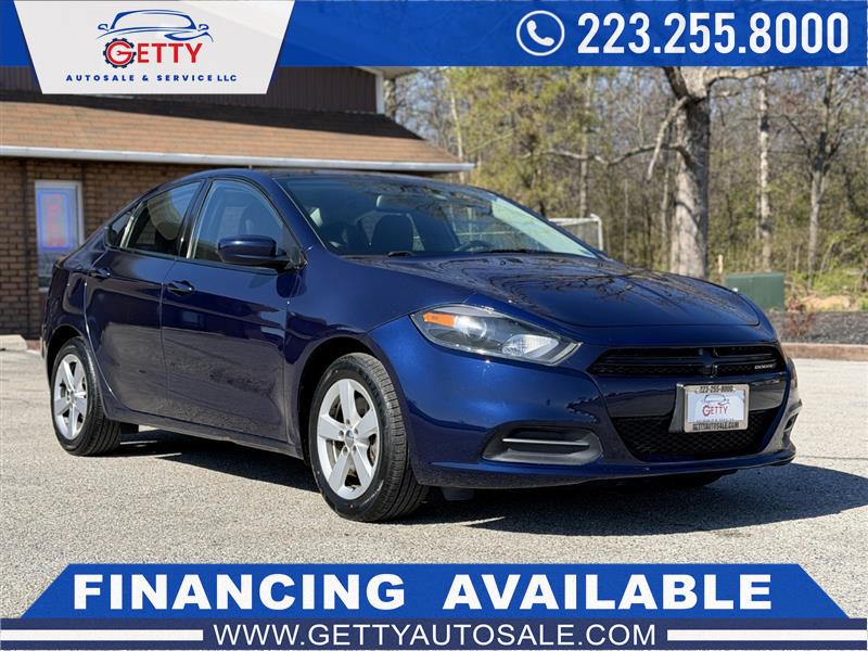 Navy Blue 2016 Dodge Dart SXT FWD Sedan Front-Wheel Drive Automatic