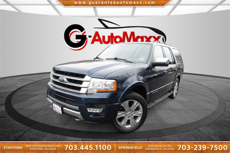 Blue Jeans Metallic 2015 Ford Expedition Platinum 4WD SUV / Crossover Four-Wheel Drive Automatic