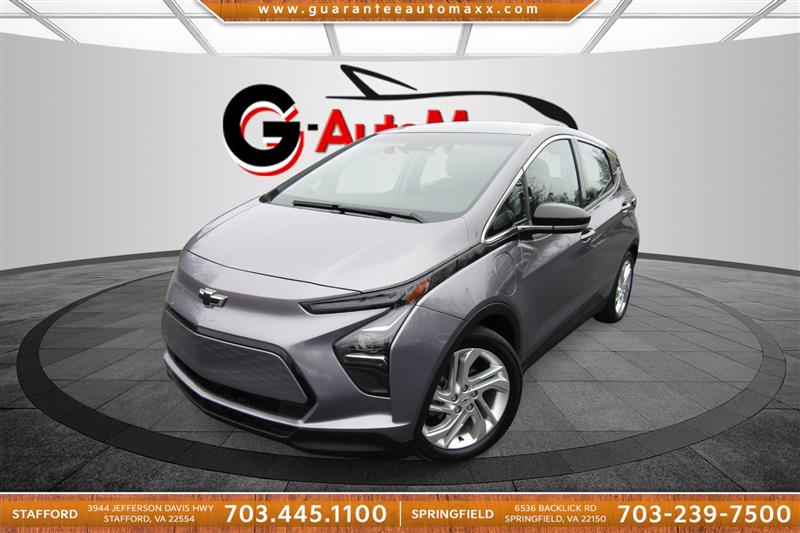 Gray Ghost Metallic 2022 Chevrolet Bolt EV 1LT FWD Hatchback Front-Wheel Drive Automatic