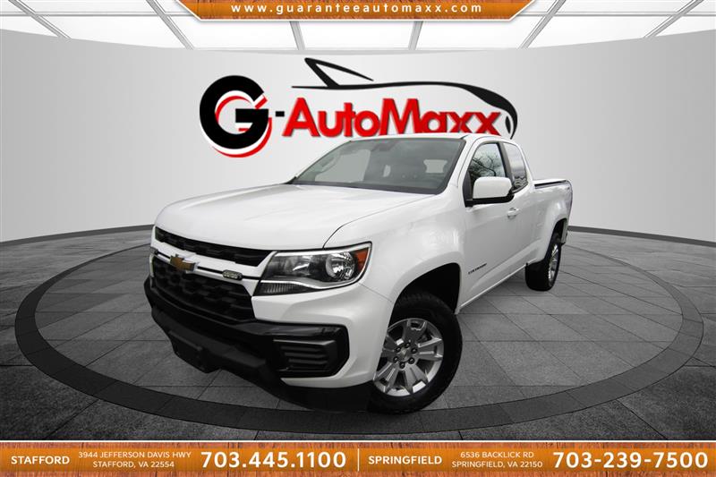 Summit White 2022 Chevrolet Colorado LT Extended Cab 4WD Pickup Truck Four-Wheel Drive Automatic