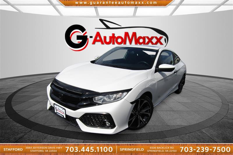 Platinum White Pearl 2019 Honda Civic Coupe Si FWD Coupe Front-Wheel Drive 6-Speed Manual