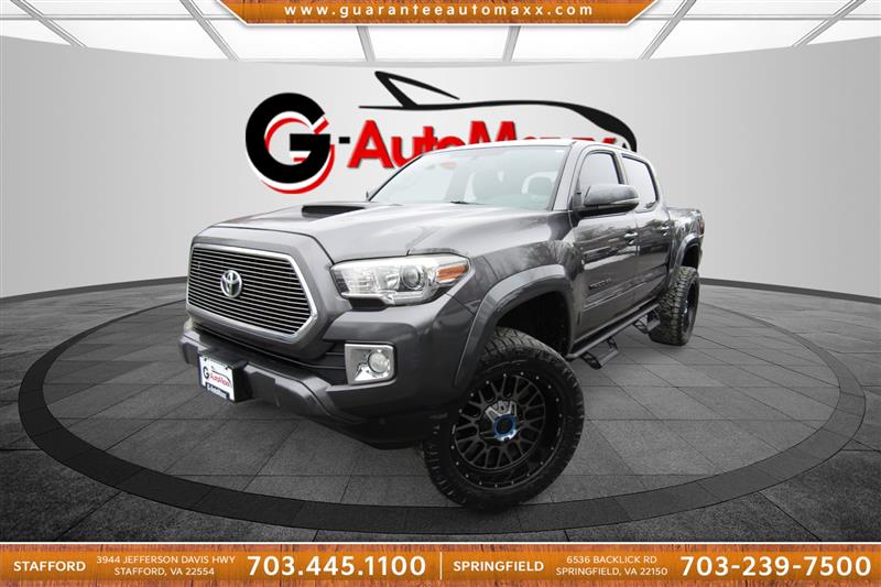 Magnetic Gray Metallic 2017 Toyota Tacoma TRD Sport V6 Double Cab RWD Pickup Truck 4X2 Automatic