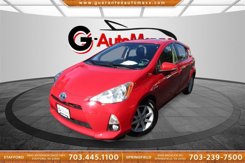 Absolutely Red 2013 Toyota Prius c Four Hatchback Front-Wheel Drive Automatic