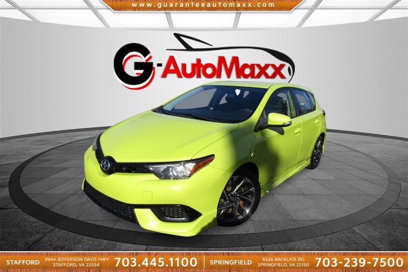 Spring Green 2016 Scion iM Base Hatchback Front-Wheel Drive 6-Speed Manual