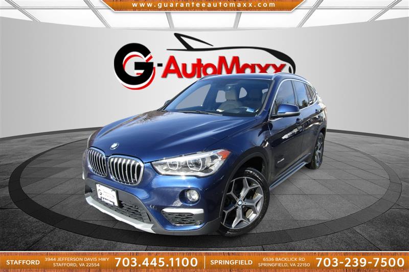 Mediterranean Blue Metallic 2016 BMW X1 xDrive28i AWD SUV / Crossover All-Wheel Drive Automatic