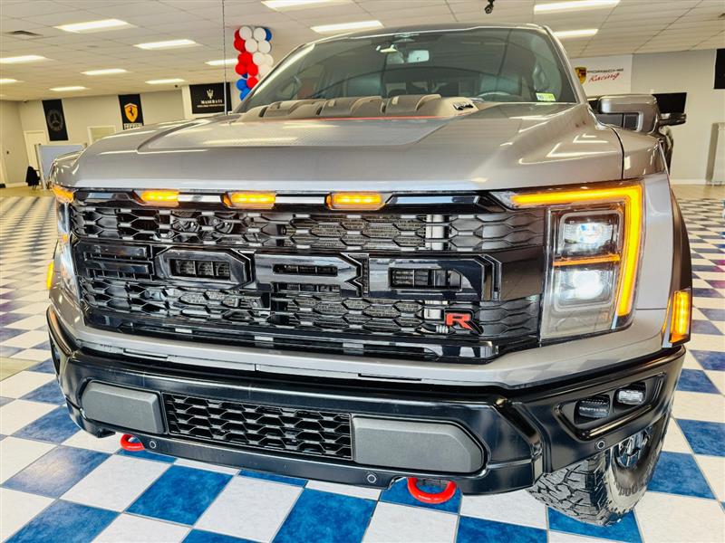Gray 2023 Ford F-150 Raptor SuperCrew 4WD Pickup Truck Four-Wheel Drive Automatic