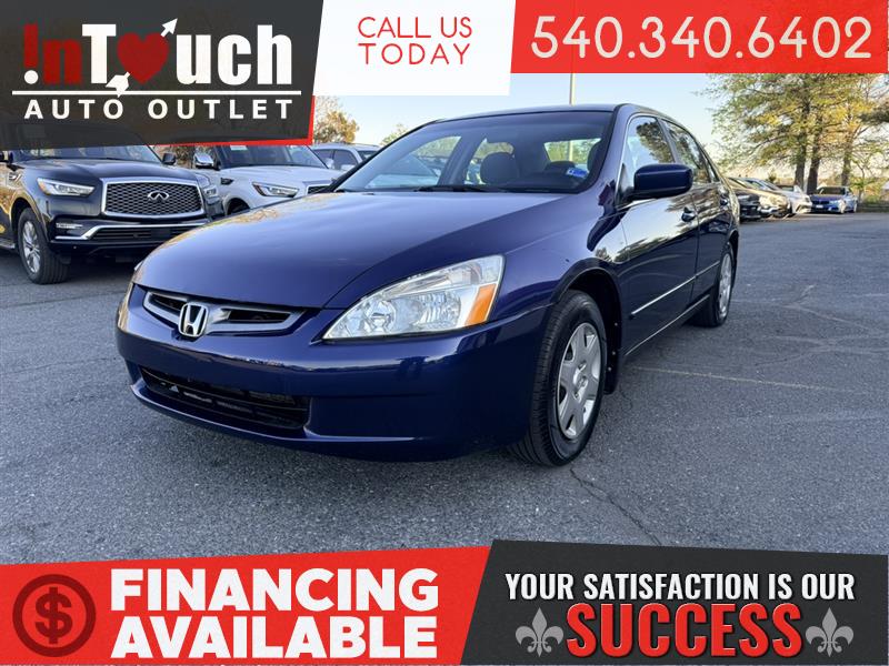 Blue 2005 Honda Accord LX Sedan Front-Wheel Drive Automatic