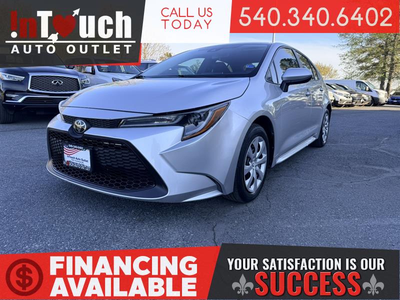 Silver 2021 Toyota Corolla LE FWD Sedan Front-Wheel Drive Automatic