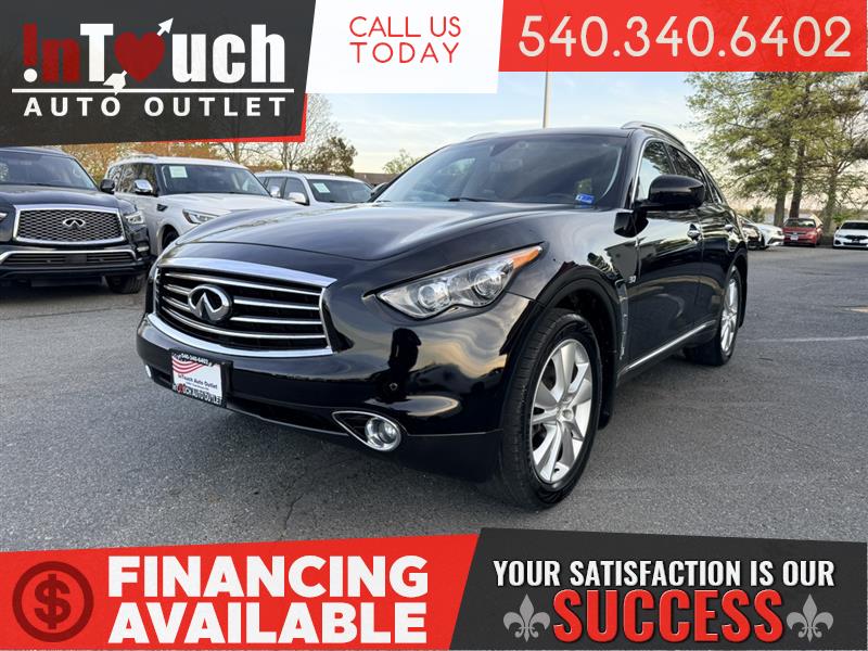 Black 2015 INFINITI QX70 AWD SUV / Crossover All-Wheel Drive Automatic